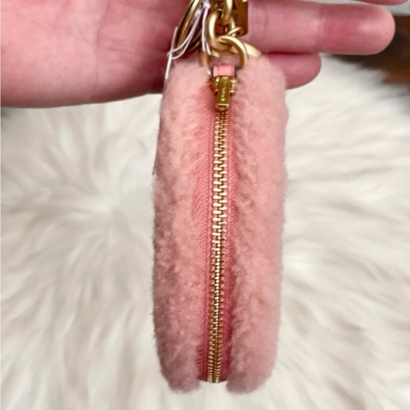 NWT Coach Coin Case In Shearling CO226 - Picture 8 of 9